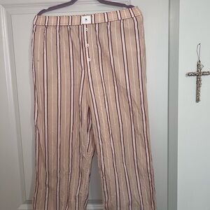 Anthropologie striped PJ Pants